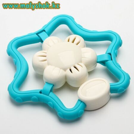 Погремушка с прорезывателем «Цветочек», цвет МИКС**